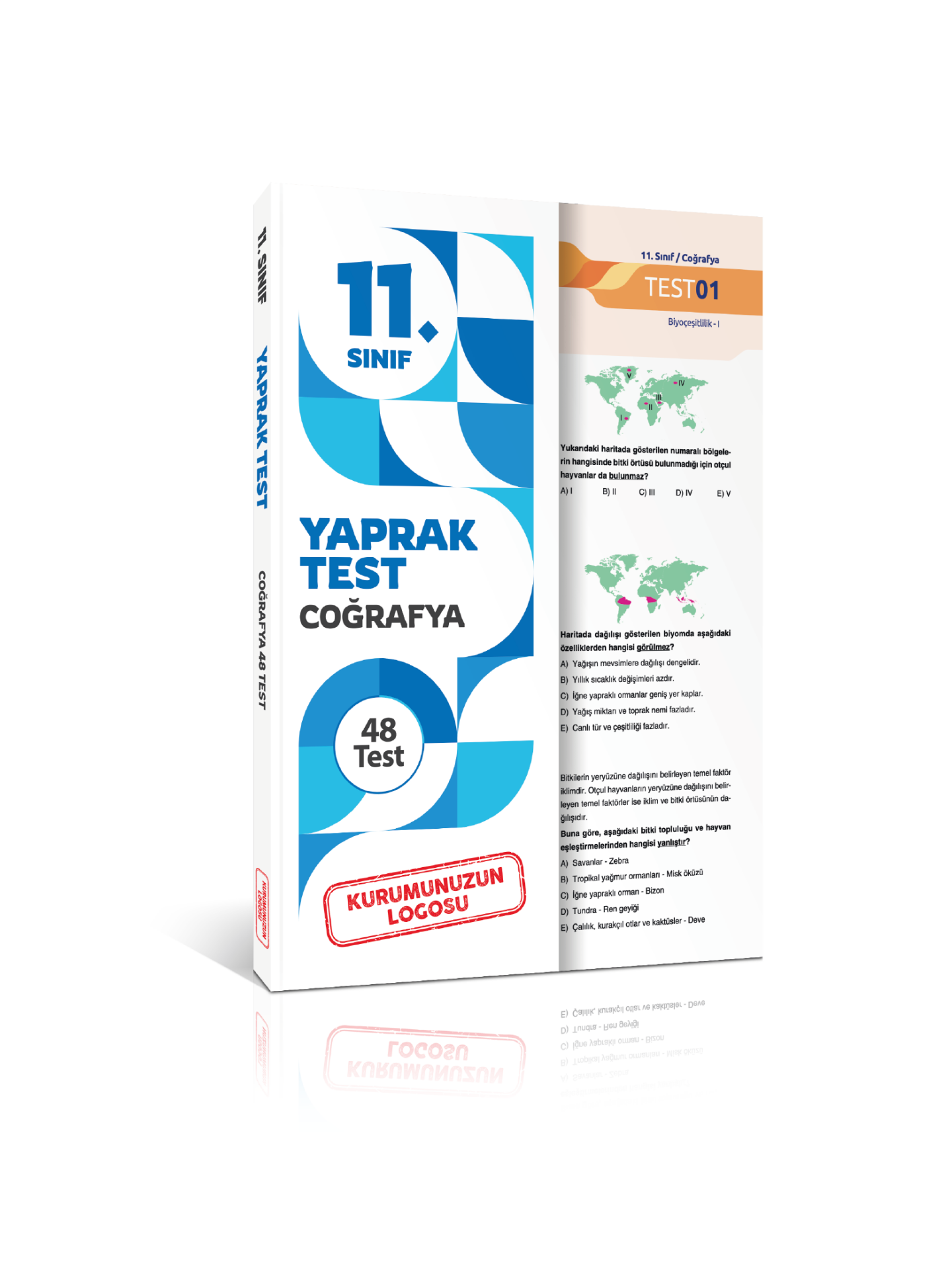 Kuruma Özel 11. Sınıf Coğrafya Yaprak Test
