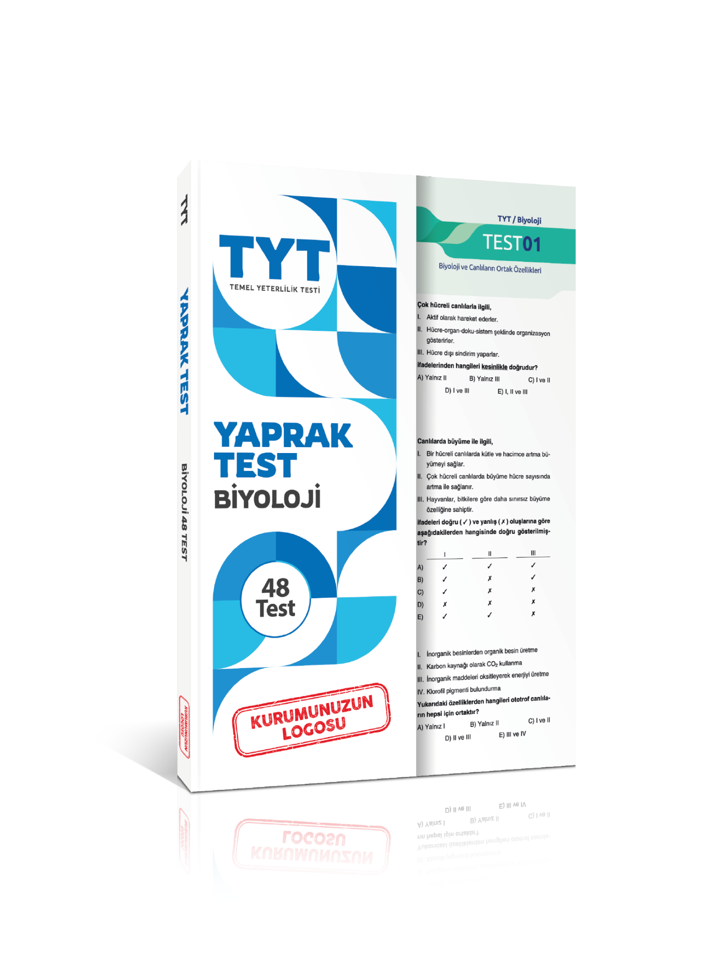 Kuruma Özel TYT Biyoloji Yaprak Test