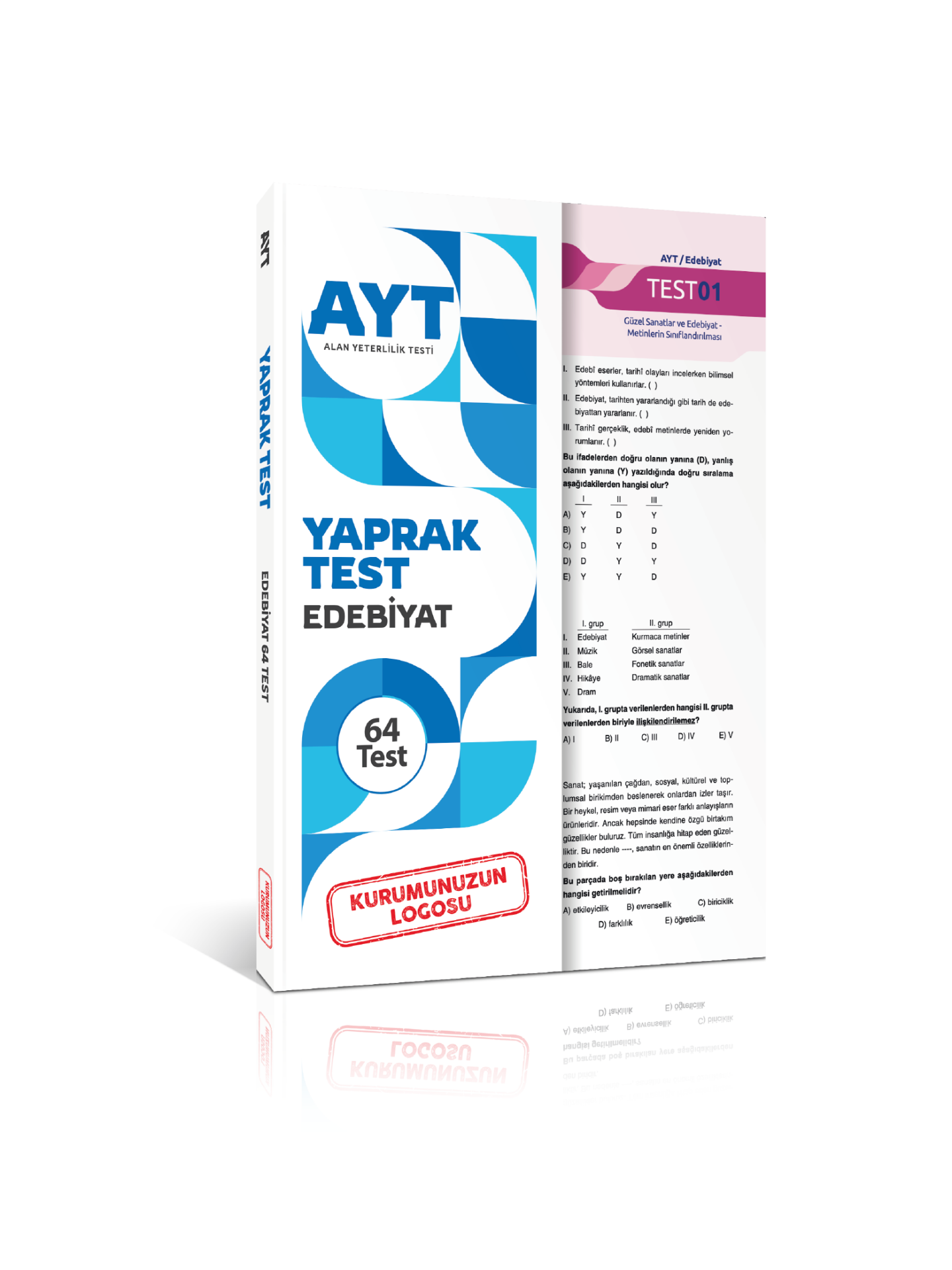 Kuruma Özel AYT Edebiyat Yaprak Test