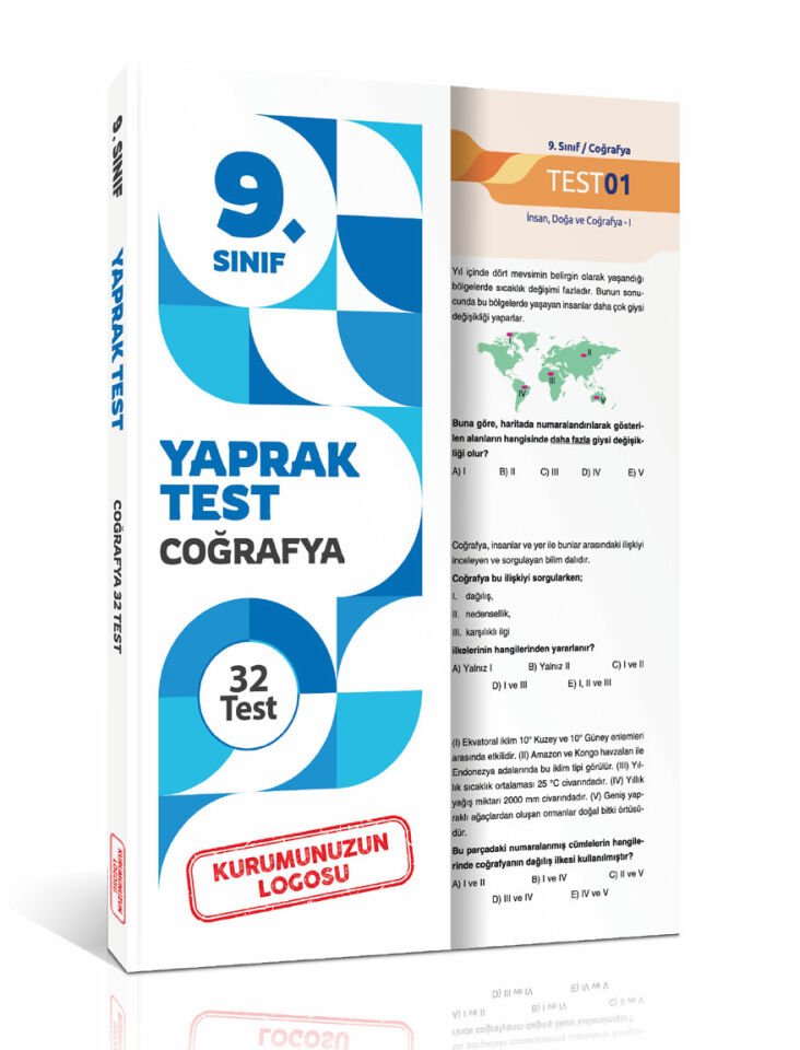 Kuruma Özel 9. Sınıf Coğrafya Yaprak Test
