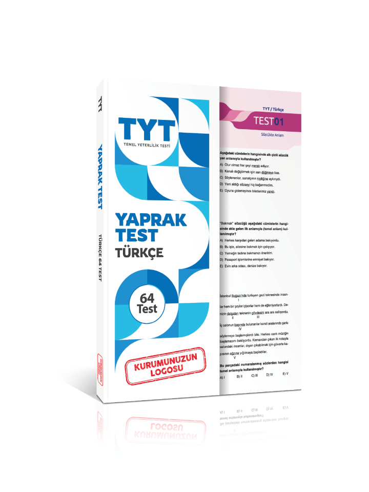 Kuruma Özel TYT Türkçe Yaprak Test