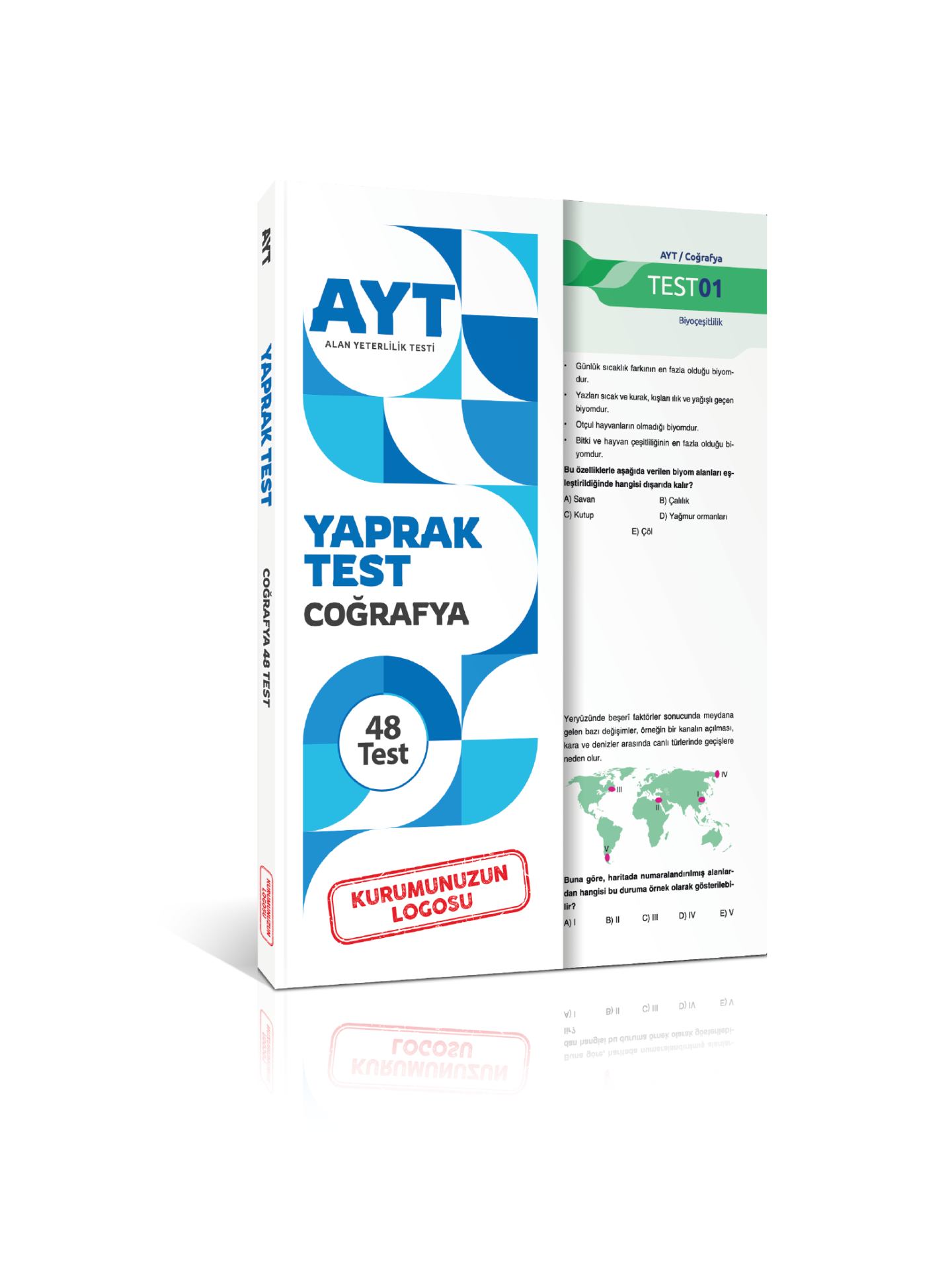 Kuruma Özel AYT Coğrafya Yaprak Test